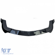 Frontspoiler Lip Gloss Schwarz geeignet für Mercedes Sprinter W906 Facelift 2013-2018-image-6208378