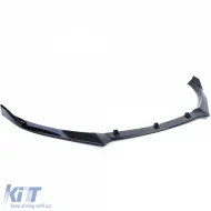 Frontspoiler Lip Sport Performance Hochglanz Schwarz geeignet für VW Golf 6 2008-2012-image-6200181