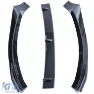 Frontspoiler Lip Sport Performance Hochglanz Schwarz geeignet für VW Golf 6 2008-2012-image-6200190