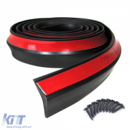 Frontspoiler Lippe Seitenschweller universell flexibel 2,5m x 4,5cm schwarz-image-6198486