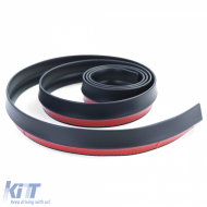 Frontspoiler Lippe Seitenschweller universell flexibel 2,5m x 4,5cm schwarz-image-6198488