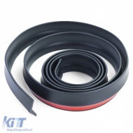 Frontspoiler Lippe Seitenschweller universell flexibel 2,5m x 4,5cm schwarz-image-6198489