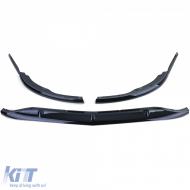 Frontspoiler Lippe Sportlook schwarz glänzend, geeignet für Mercedes C W205 S205 14-21-image-6203887