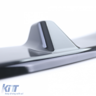 Frontspoiler Lippe Stoßstange schwarz glänzend geeignet für BMW 3er E90 E91 2008-2013-image-6196919