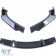 Frontspoiler Lippe Stoßstange schwarz glänzend geeignet für BMW 3er E90 E91 2008-2013-image-6196922