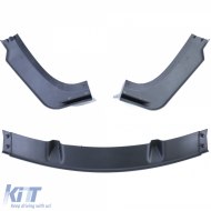 Frontspoiler Lippe Stoßstange schwarz glänzend geeignet für BMW 3er E90 E91 2008-2013-image-6196923