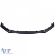 Frontspoiler Lippe Stoßstange schwarz glänzend mit ABE, geeignet für Audi A4 B9 8W 15-19-image-6197221