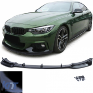 image-13-Frontspoiler Lippe Stoßstange schwarz glänzend geeignet für 4er Serie BMW F32 F33 F36