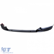 Frontspoiler Lippe Stoßstange schwarz glänzend geeignet für BMW 5er G30 G31 ab 2016-image-6202852
