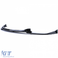 Frontspoiler Lippe Stoßstange schwarz glänzend geeignet für BMW 5er E60 E61 2007-2009-image-6206350