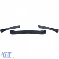 Frontspoiler Lippe Stoßstange schwarz glänzend geeignet für BMW 5er E60 E61 2007-2009-image-6206351