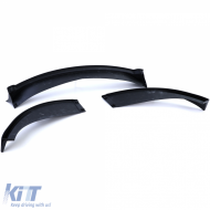 Frontspoiler Lippe Stoßstange schwarz glänzend geeignet für BMW 5er E60 E61 2007-2009-image-6206352
