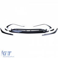 Frontspoiler Set Stoßstange Sport Schwarz Glänzend, geeignet für Mercedes A-Klasse W176-image-6192276