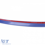 Frontspoiler, universelle, flexible Seitenschweller, 2,5m x 5cm, Carbon-Look, blau-image-6207300