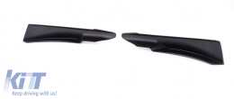 Frontspoilerflaps Splitter schwarz matt geeignet für 3er BMW E90 E91 08-12-image-6192065