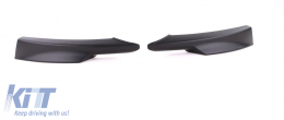 Frontspoilerflaps Splitter schwarz matt geeignet für 3er BMW E90 E91 08-12-image-6192069