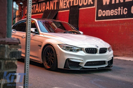Frontspoilerlippe für BMW F80 M3 F82 M4 F83 M4 2014-2019 Glänzend schwarz-image-6083830