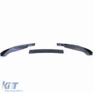 Frontspoilerlippe Performance glänzend schwarz geeignet für BMW 3er E46 Coupe Cabrio-image-6202345