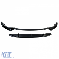 Frontspoilerlippe Performance glänzend schwarz geeignet für BMW X3 G01 2017-2021-image-6264133