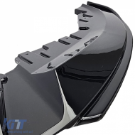 Frontspoilerlippe Performance Hochglanz Schwarz geeignet für BMW G26 Gran Coupe der 4er Serie-image-6200723