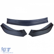 Frontspoilerlippe Sport schwarz glänzend, geeignet für Mercedes A W177 V177 ab 2018-image-6194398