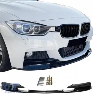 image-45-Frontspoilerlippe Sportlook glänzend schwarz geeignet für BMW 3er F30 F31 11-19