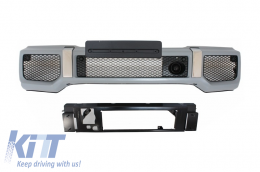 Frontstoßstange & Chrom BullBar für MERCEDES G-Klasse W463 1989-2018 G63 G65 Look-image-6063209