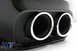 Frontstoßstange Diffusor Doppelt Tipps für Mercedes C A205 C205 2014-2019 C63 Look-image-6077957