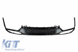 Frontstoßstange Diffusor für Mercedes C-Klasse A205 C205 2014-2019 C63 Look Chrom-image-6078063