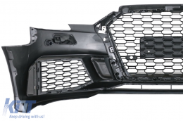 Frontstoßstange für AUDI A3 8V Facelift 16-19 Limousine Cabrio RS3 Look Brillantes Schwarz-image-6041085