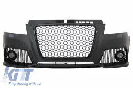 image-31-Frontstoßstange für AUDI A3 SE 8P 8PA Facelift 2009-2012 RS3 Look Nebellichter-
