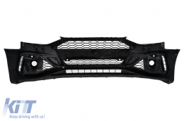 Frontstoßstange für Audi A4 B9 8W Facelift 2020+ Quattro RS4 Look Gitter-image-6105951