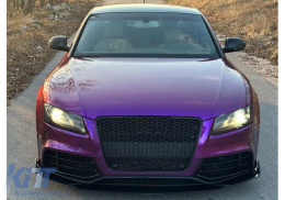 Frontstoßstange für Audi A5 8T Pre Facelift 2007-2011 RS5 Look Bienenwabe Gitter-image-6127760