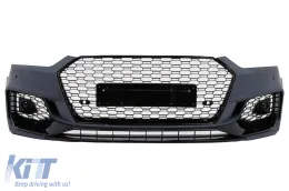 image-74-Frontstoßstange für Audi A5 F5 2017-2019 Quattro RS5 Look Kühlergrill