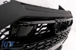 Frontstoßstange für Audi A6 C8 4K 2018+ RS6 Look Zentraler Grill Glänzend schwarz-image-6091663