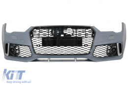Frontstoßstange für AUDI A7 4G Facelift 2015-2018 Gitter RS7 Look-image-6041099