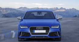 Frontstoßstange für AUDI A7 4G Facelift 2015-2018 Gitter RS7 Look-image-6041117