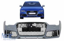 Frontstoßstange für AUDI A7 4G Facelift 2015-2018 Gitter RS7 Look-image-6046446