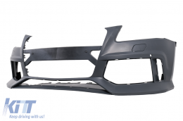 Frontstoßstange für Audi Q5 8R SUV 2012-2016 Gitter Bienenwabe SRA PDC Inhaber-image-6072191
