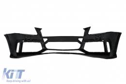 Frontstoßstange für Audi Q5 8R SUV 2012-2016 Gitter Bienenwabe SRA PDC Inhaber-image-6072192