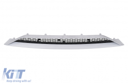 Frontstoßstange für Audi Q5 8R SUV 2012-2016 Gitter Bienenwabe SRA PDC Inhaber-image-6072195