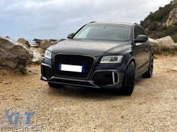 Frontstoßstange für Audi Q5 8R SUV 2012-2016 Gitter Bienenwabe SRA PDC Inhaber-image-6093414