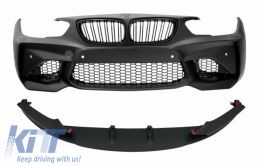 image-74-Frontstoßstange für BMW 1er F20 F21 LCI 15-06.19 Seitengitter Spoiler M2 Design