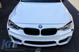 Frontstoßstange für BMW 3er F30 F31 Nicht LCI & LCI 2011-2018 M3 Sport EVO Look-image-6032795