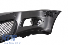 Frontstoßstange für BMW E46 Coupé Cabrio Limo Touring 98-04 NBL Zentralgitter M3 Look-image-5993998