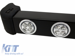 Frontstoßstange für Land Rover Defender 1990-2016 mit Lampen DRL LED-image-6004474