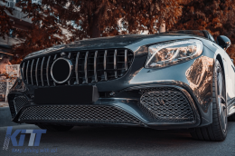Frontstoßstange für Mercedes S-Klasse Coupe C217 15-21 S65 Design Kühlergrill-image-6096565