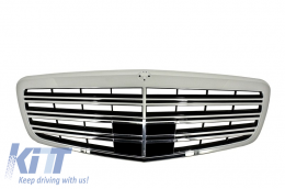 Frontstoßstange für Mercedes S-Klasse W221 05-12 Zentralgrill S63 S65 Design-image-6053801