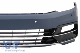Frontstoßstange für VW Passat B8 3G 2015-2018 R-Line Look PDC SRA Inhaber-image-6040581