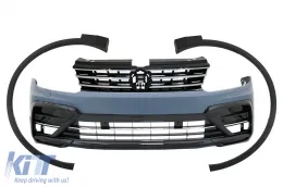 image-27-Frontstoßstange für VW Tiguan II Mk2 AD BW 16–19 Gitter Radkästen R-Line-Look